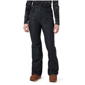 Women’s Black Snow Pants - Waterproof Winter Ski Trousers
